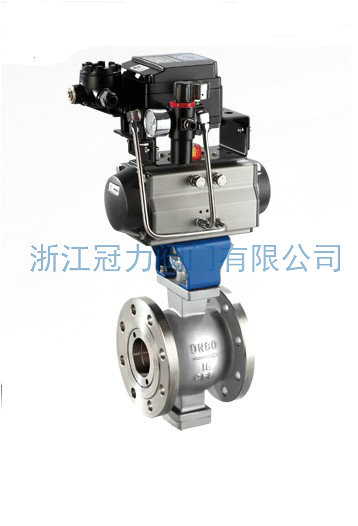 V型球閥：零部件少，使用操作方便！